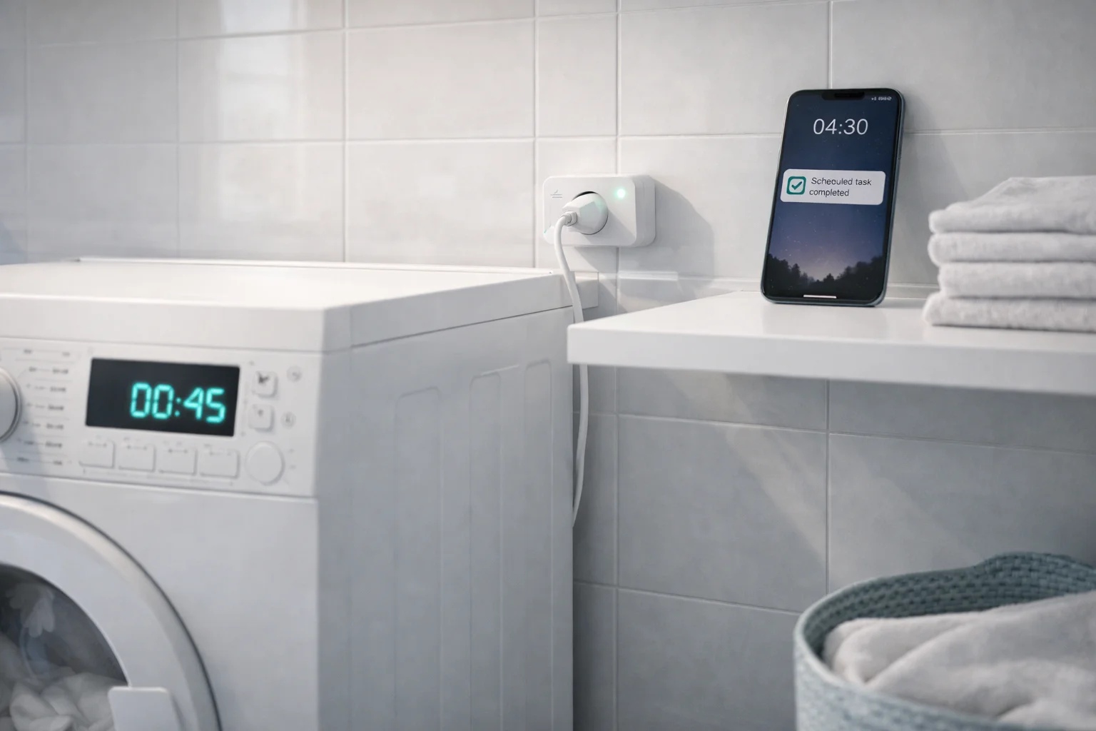 Lave-linge et chauffe-eau pilotés automatiquement en heures creuses