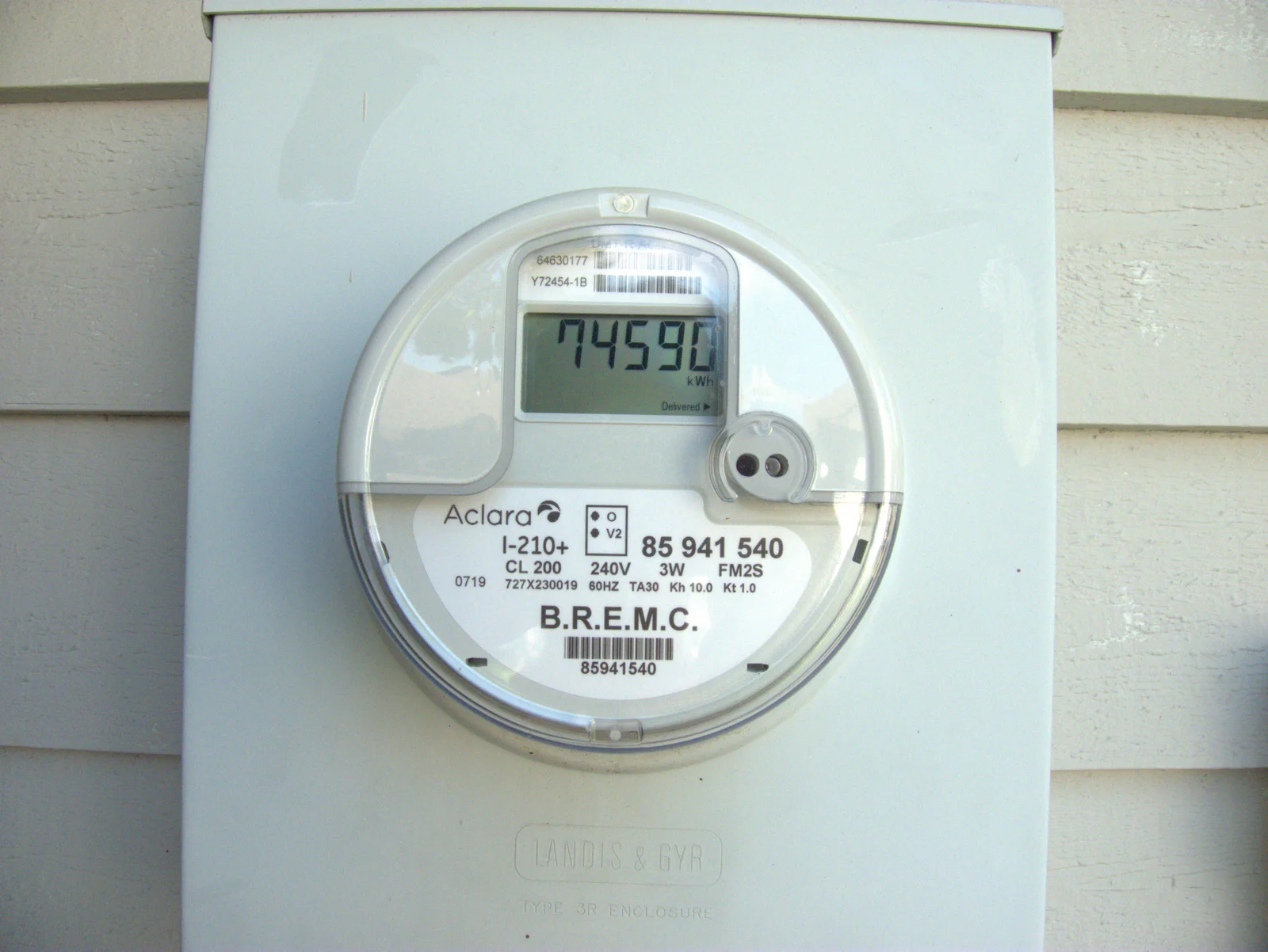 Compteur électrique intelligent avec affichage numérique de la consommation