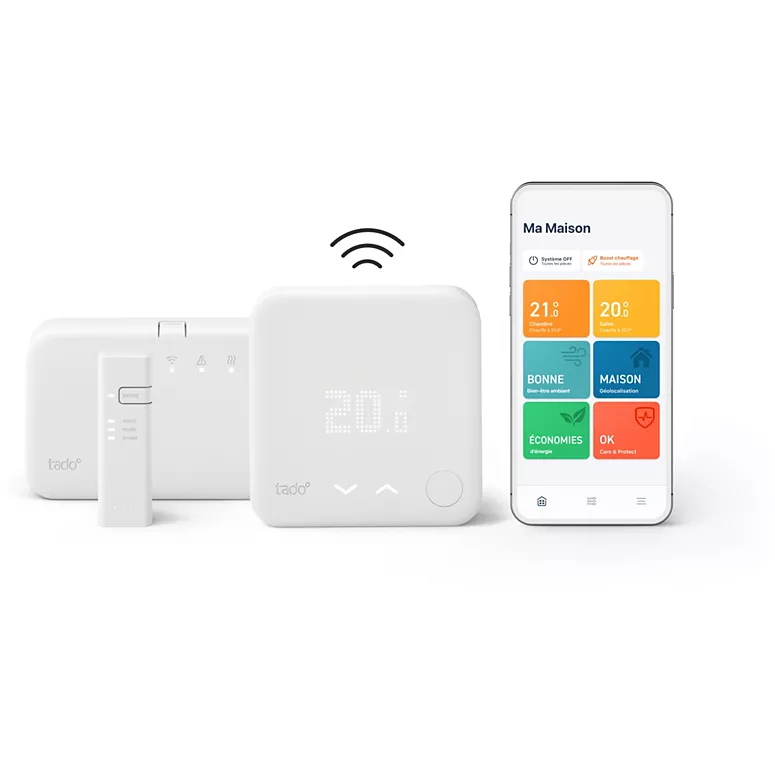 Exemple de domotique pour la sécurité de la maison avec caméra connectée et capteurs intelligents